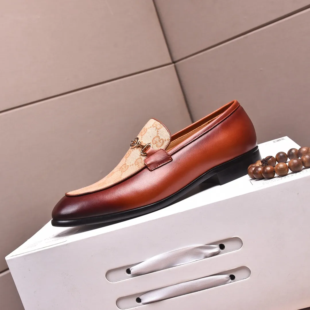 Men's shoes💰540📛📛Original (water-dyed cowhide) Gucci GUCCI official website formal shoes🌀 Italian🇮🇹imported cowhide➕top imported water-dyed cowhide lining💋Finely handmade original bottom, the real thing looks better when photographed in person Standard size 38-44